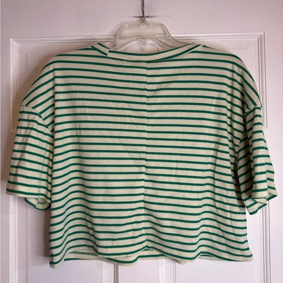 MISSGUIDED Women Casual Stripe Knit Short Sleeve - Picture 3 of 5